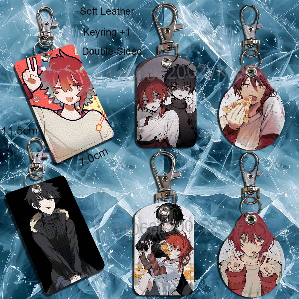Gaming Accessories Gifts - Porte-clés en cuir Maeno Aki Tsugino