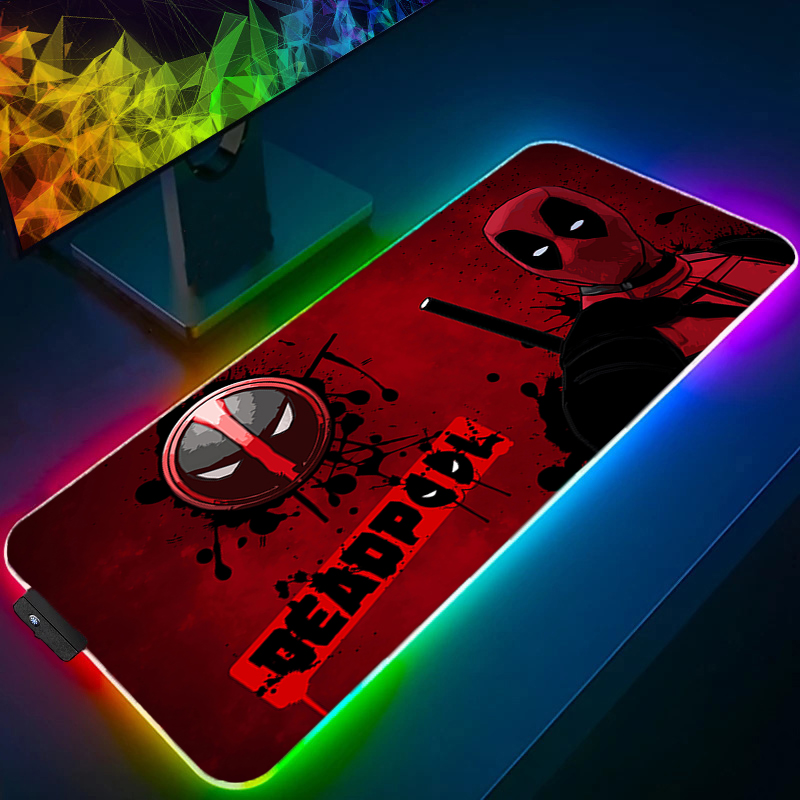 Gaming Accessories For Desk - LED tapis de souris jeu rétro-éclairage