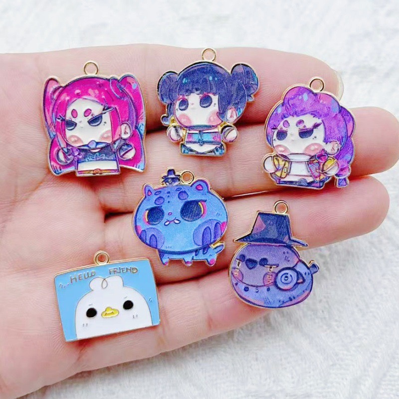 Gaming Accessories Gifts - 10 pièces Pendentifs en alliage motif