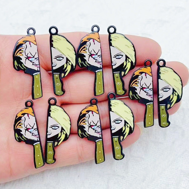 Gaming Accessories Gifts - 10 pièces de pendentifs porte-clés en