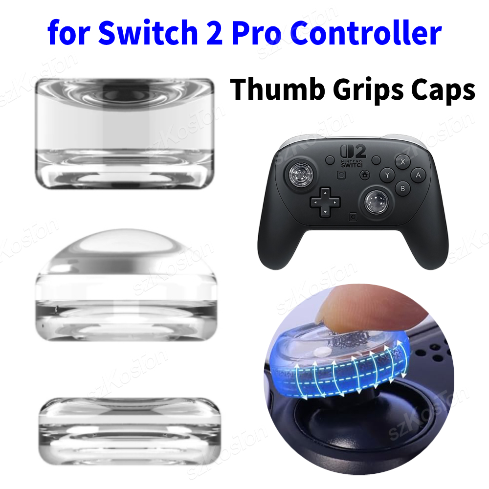 Japanese Gaming Accessories - Capuchons de poignées de pouce transparents