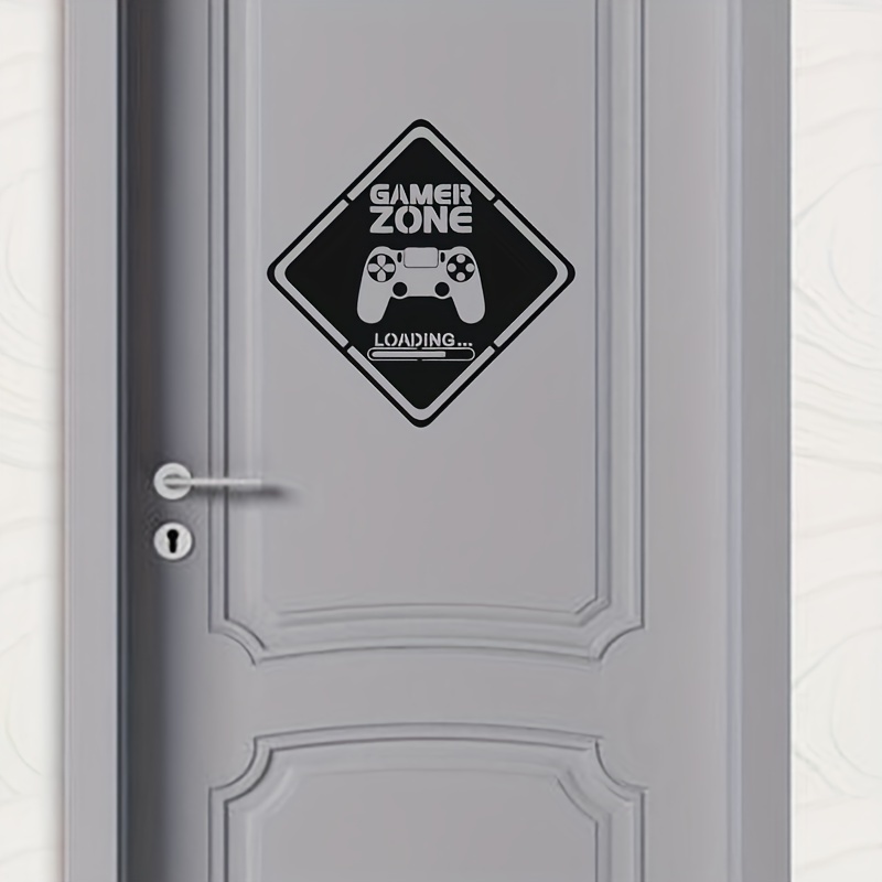 Gaming Accessories Wallpaper - Autocollant mural en vinyle pour porte
