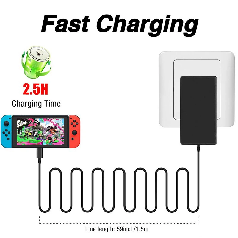 Gaming Accessories Wall - Adaptateur de prise EU US UK
