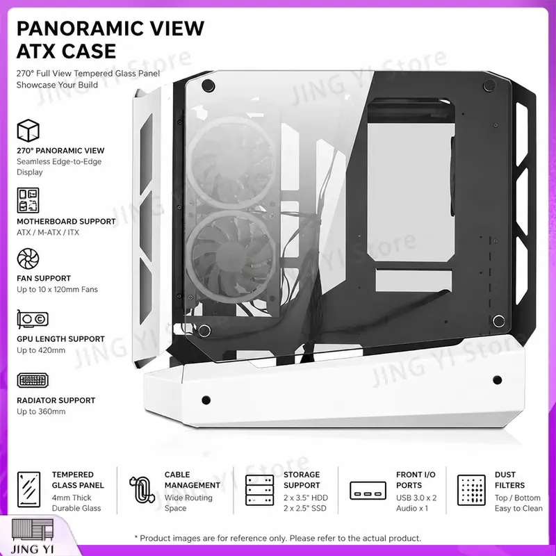 Gaming Hardware And Accessories - Boîtier PC Gaming mATX, Châssis d'Ordinateur