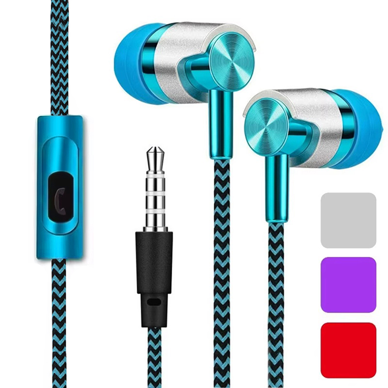 Gaming Headphone Accessories - Écouteurs intra-auriculaires filaires HiFi Bass 3,5