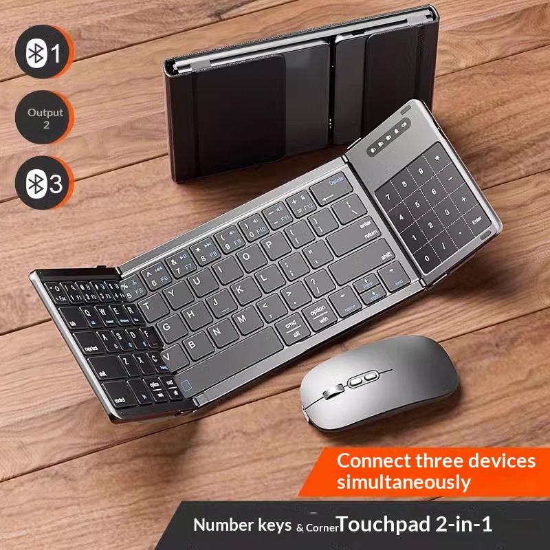 Gaming Accessories For Laptop - Clavier Bluetooth sans fil pliable Mengzu