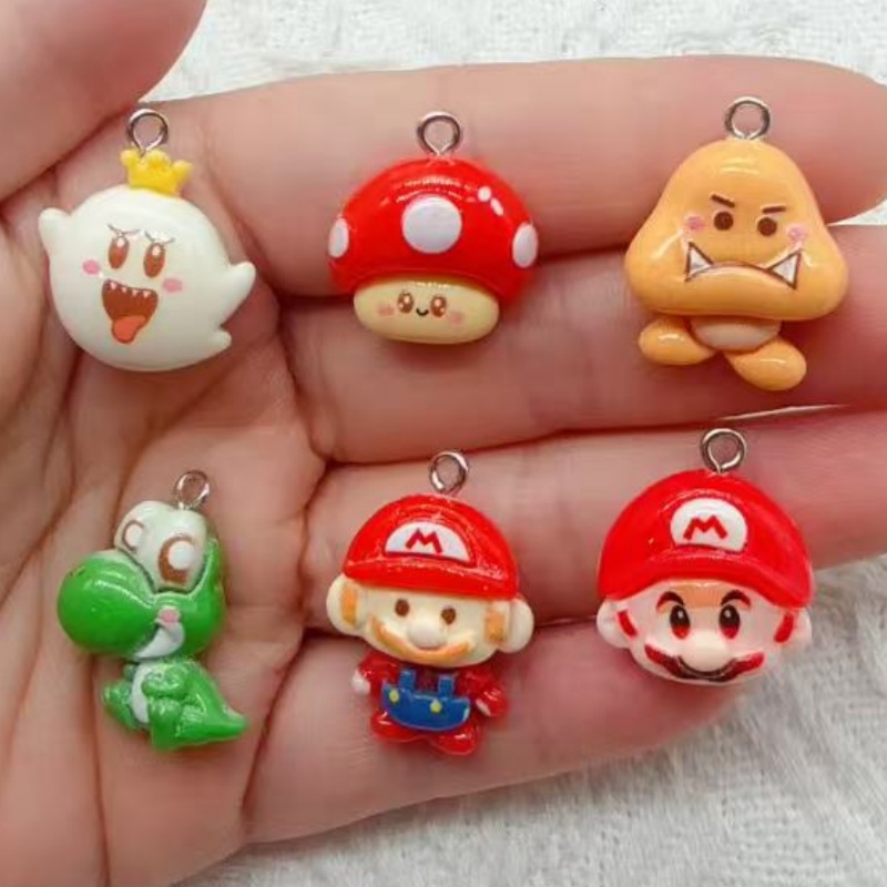 Gaming Accessories Gifts - Pendentif en résine de dessin animé,