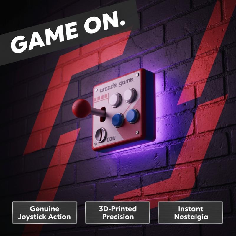 Gaming Accessories Room - Plaque de boutons de jeu d'arcade