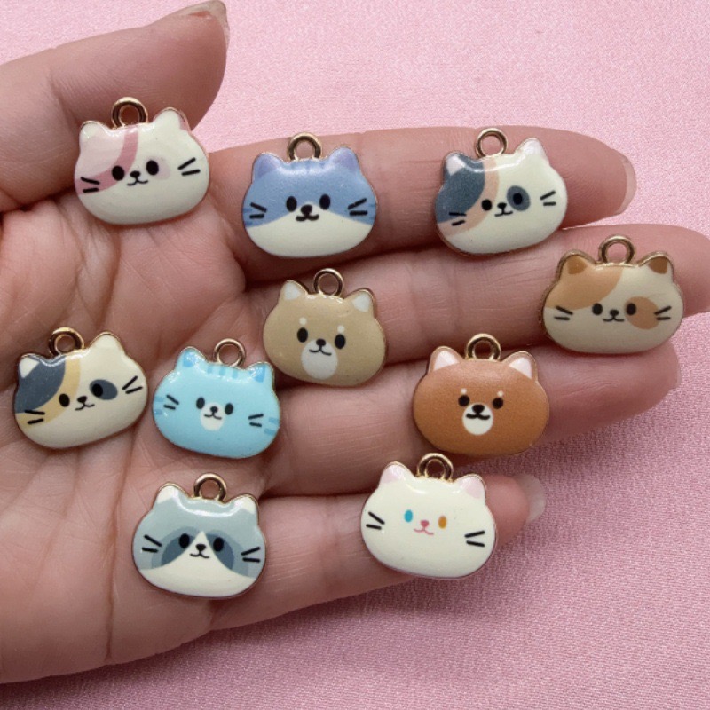 Gaming Accessories Gifts - 12 pendentifs en alliage tête de