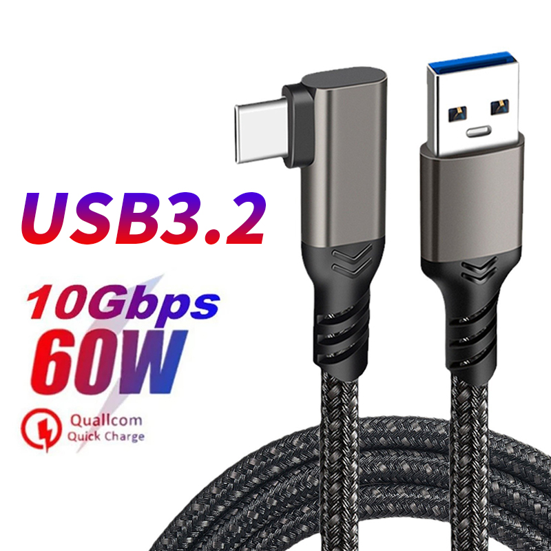 Gaming Headphone Accessories - Câble USB 3.2 Gen 2 coudé
