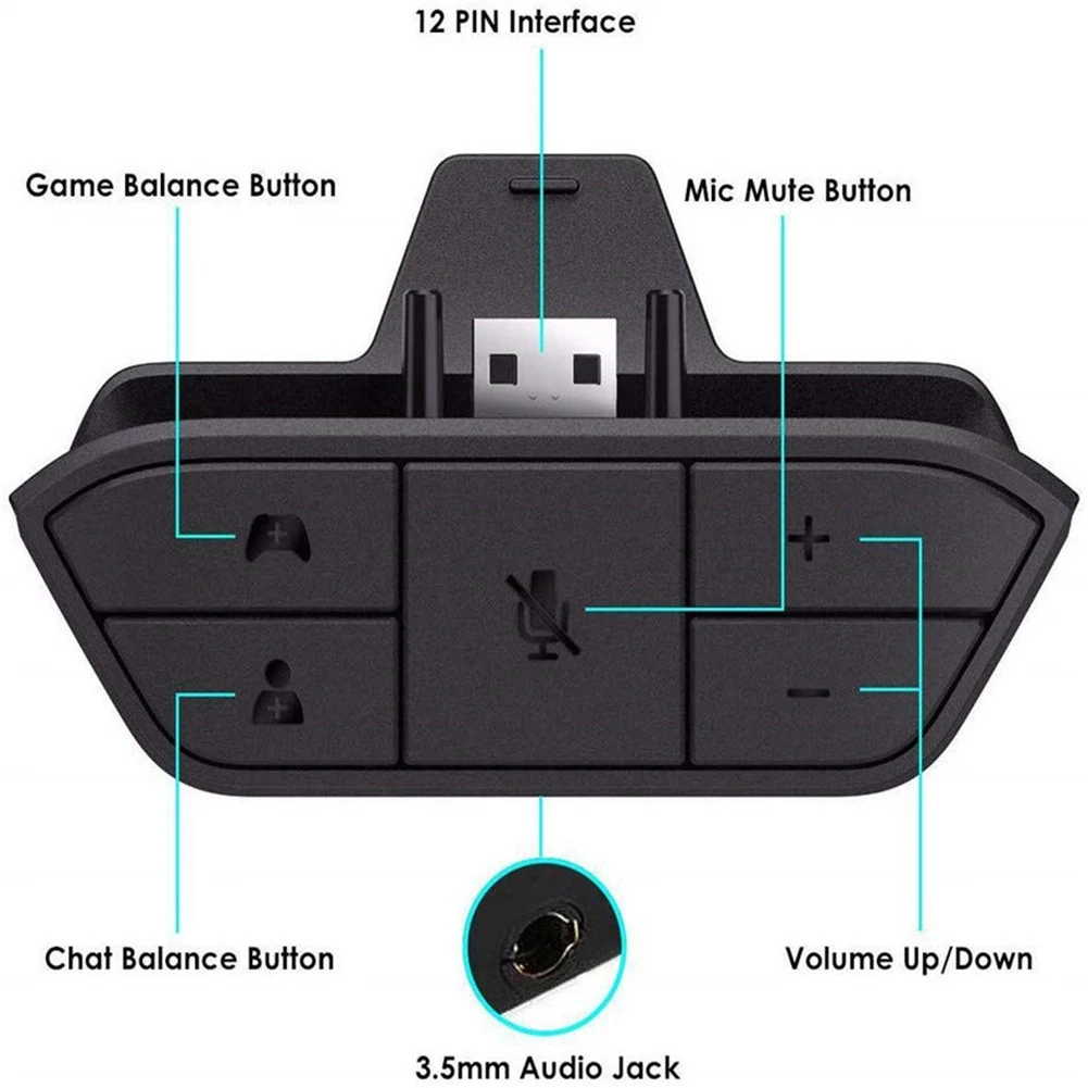 Adaptateur de casque stéréo po - Gaming Headphone Accessories avis et prix