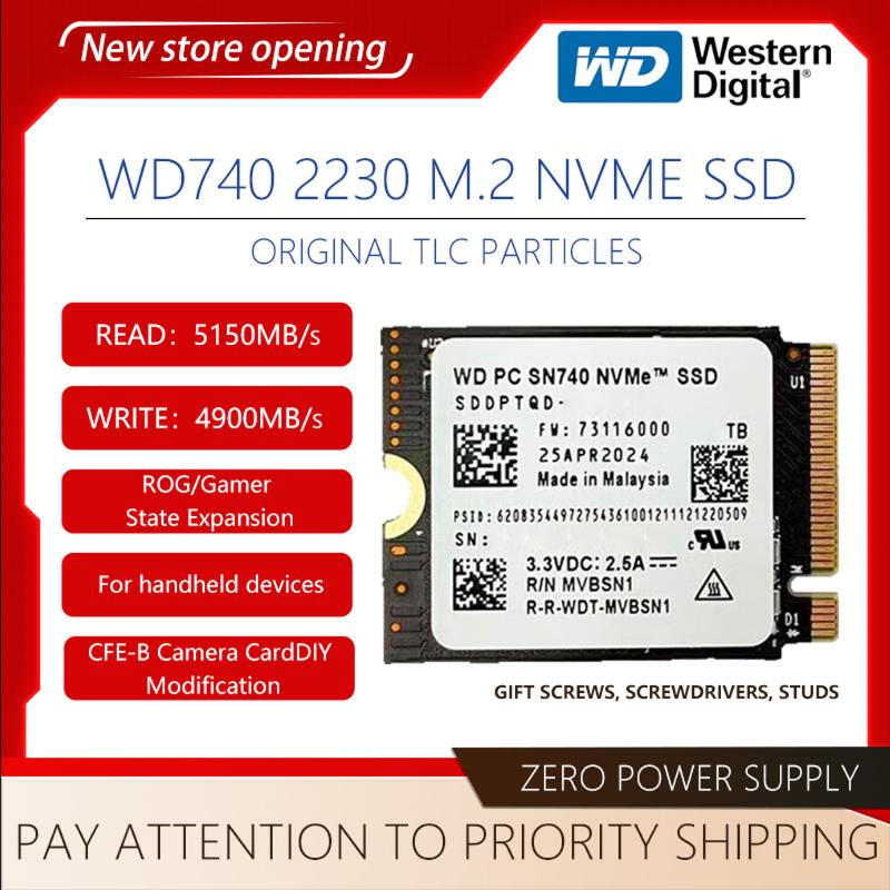 Western Digital SN740 1TB 2TB  - Samsung Ssd 980 Pro avis et prix