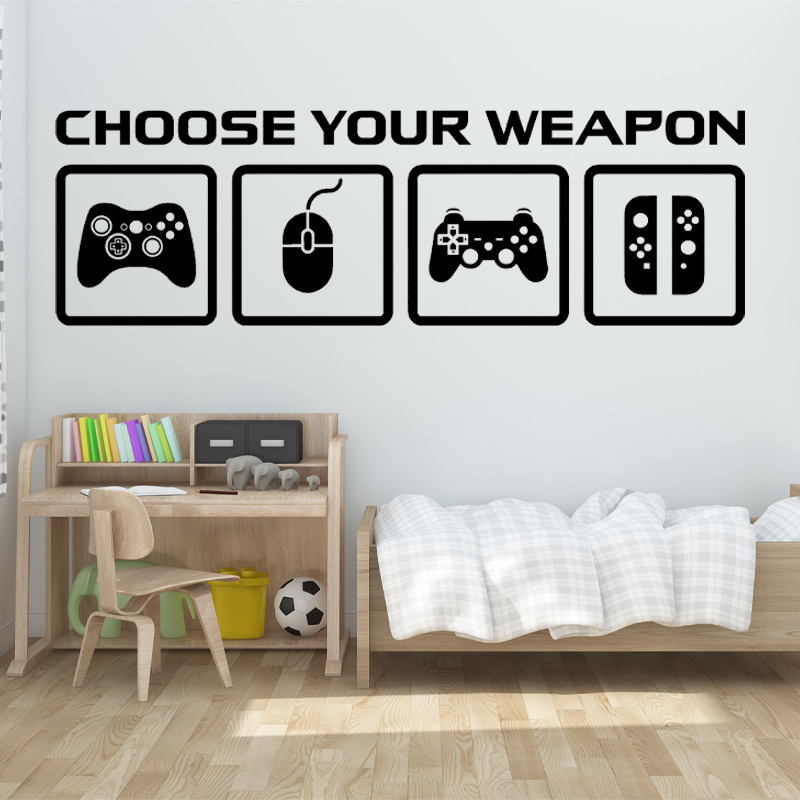 Décor de jeu vidéo, autocollan - Gaming Accessories Room avis et prix