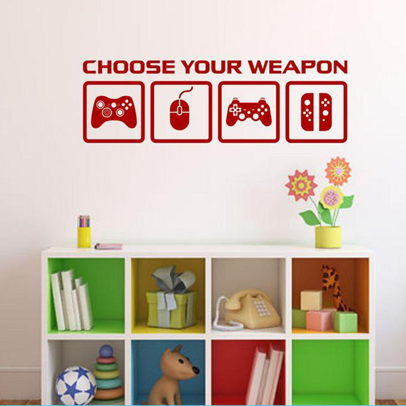 Décor de jeu vidéo, autocollan - Gaming Accessories Room avis et prix