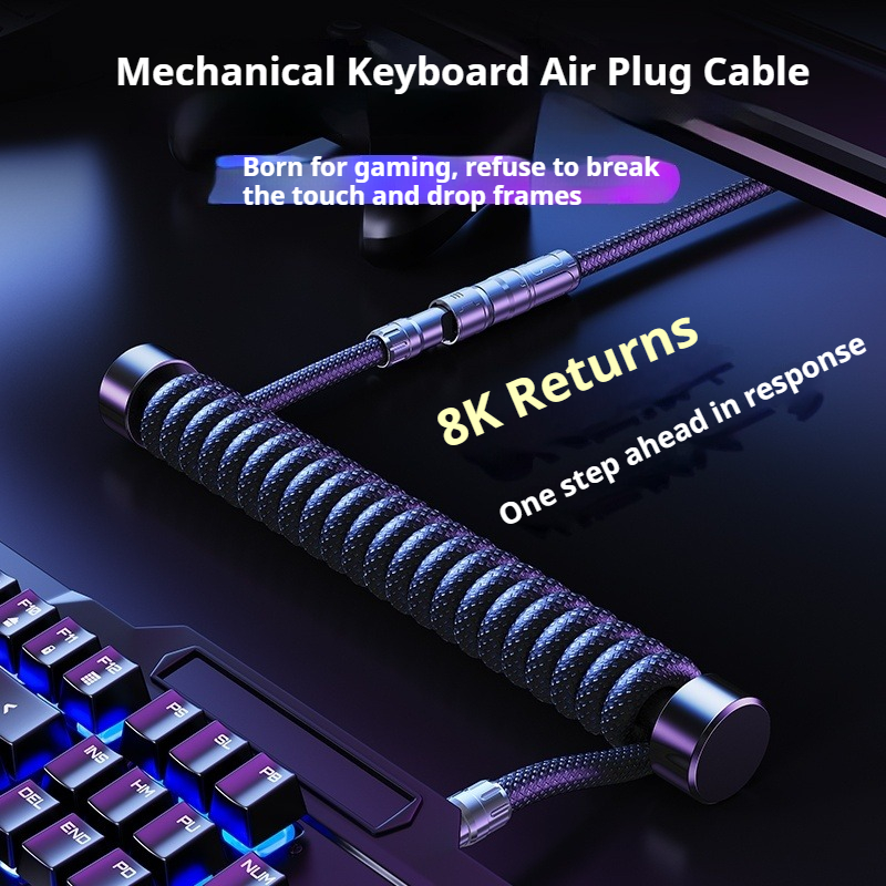 Câble de clavier enroulé Eary  - Gaming Accessories For Laptop avis et prix