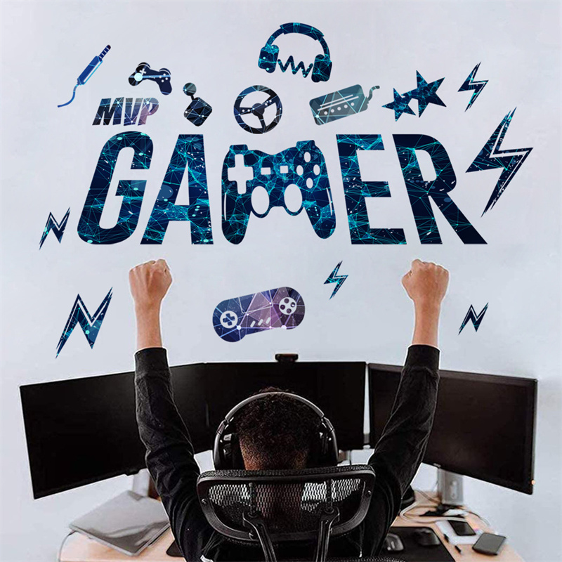 Autocollants muraux en vinyle  - Gaming Accessories Wallpaper avis et prix