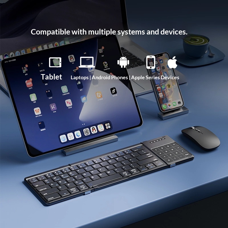Clavier Bluetooth sans fil pli - Gaming Accessories For Laptop avis et prix