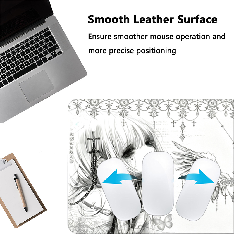 Tapis de souris en cuir noir e - Gaming Accessories Setup avis et prix